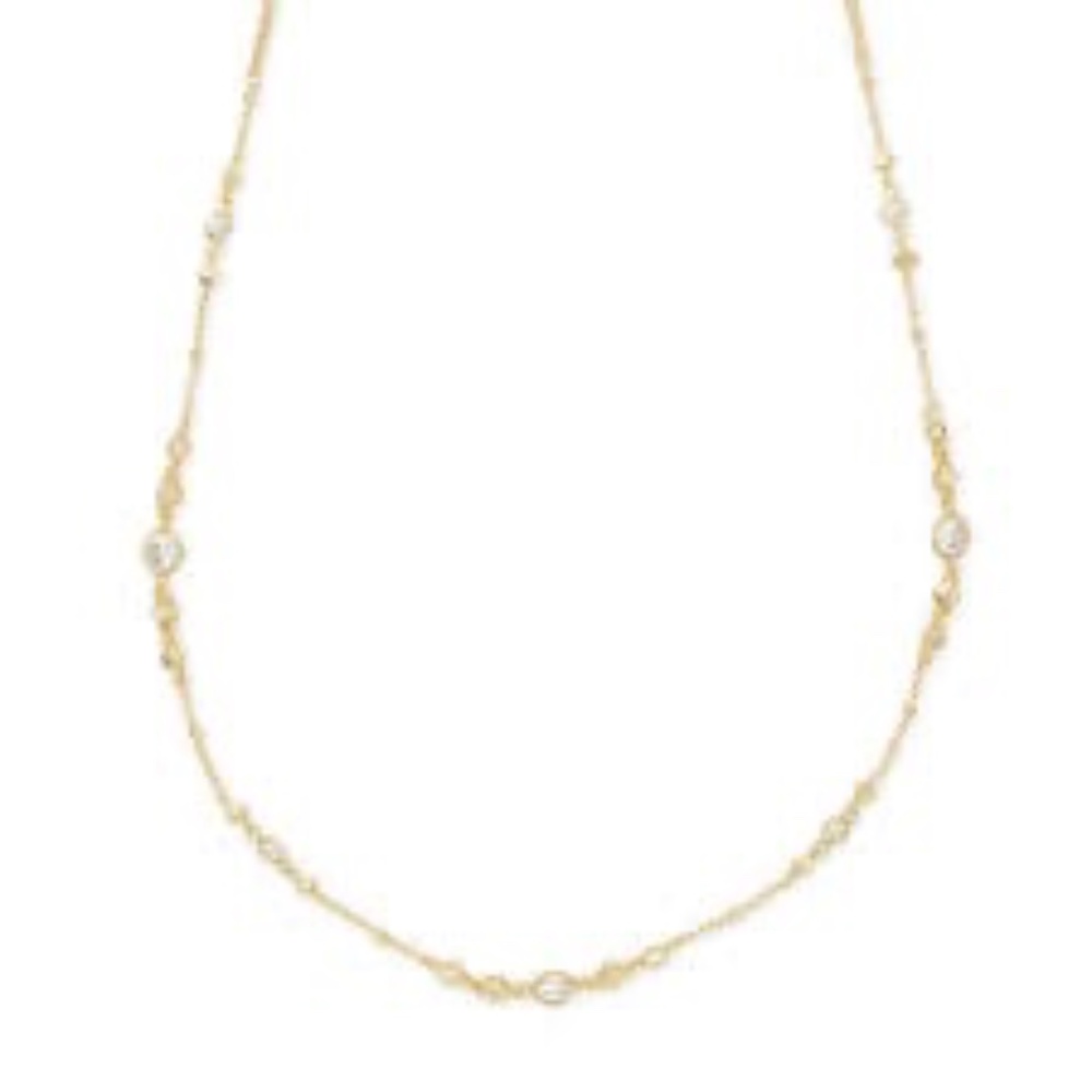 Kendra Scott Winifred Adjustable Choker Necklace in Gold
